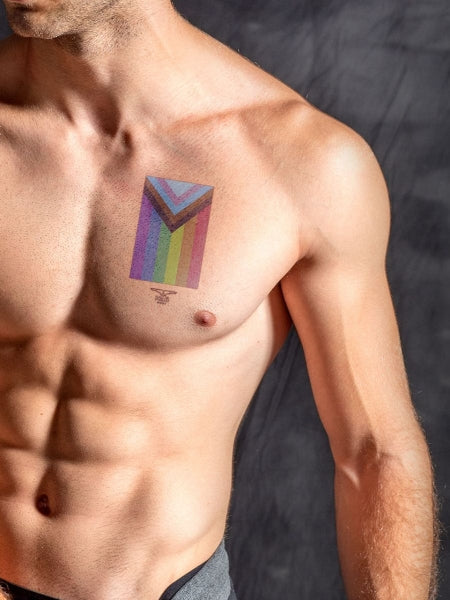 Gay Pride Rainbow Flag Tattoo  Tattoo for a week